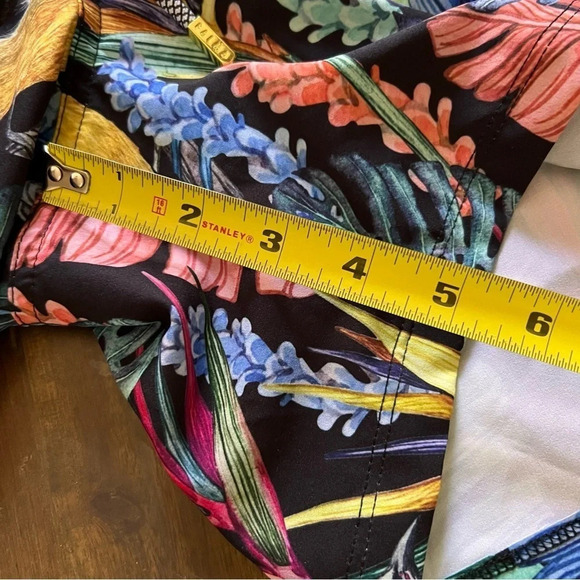 Palma Swim Puerto Rico Swim Trunk Volar Parrot Tropical Forrest M Shorts lined - Picture 10 of 11